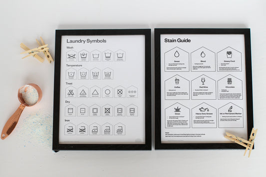 Laundry Symbol + Stain Guide