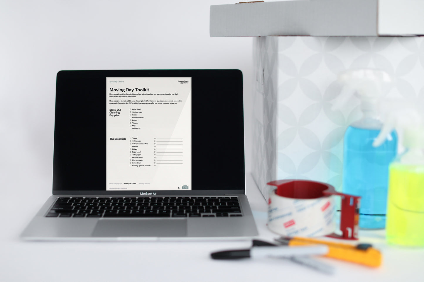 Cleaning + Moving Guide Bundle