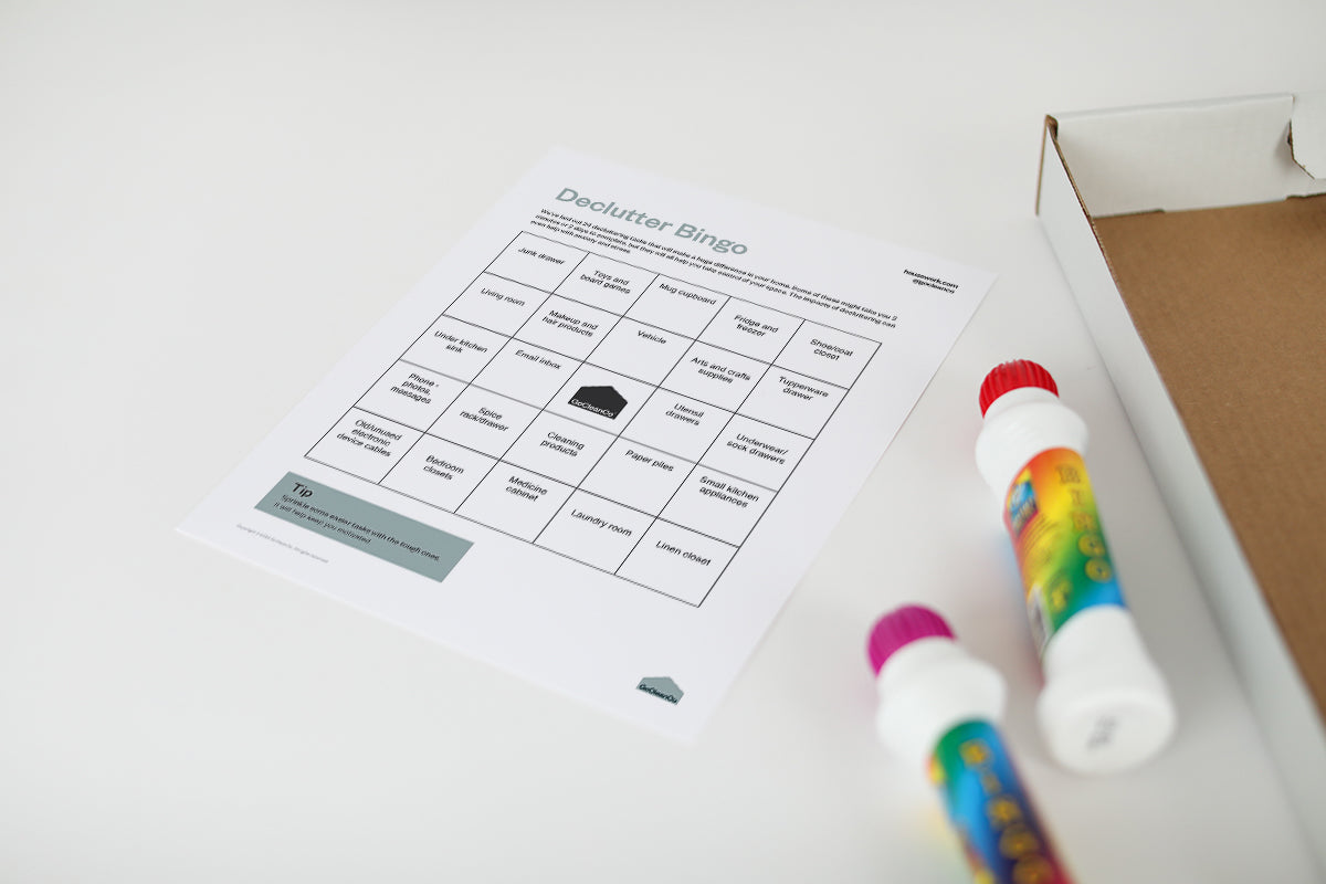 Declutter BINGO