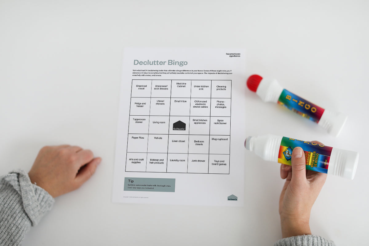 Declutter BINGO