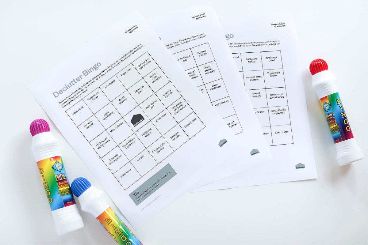 Declutter BINGO