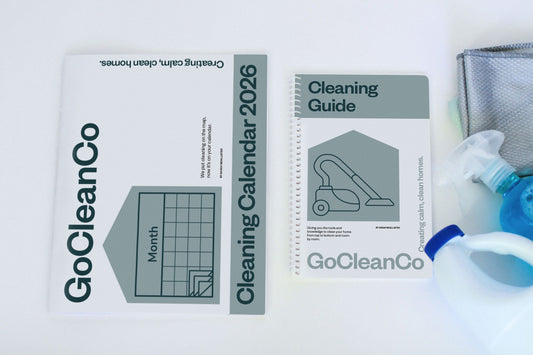 Cleaning Calendar 2026 + Cleaning Guide Bundle (Hard Copy)