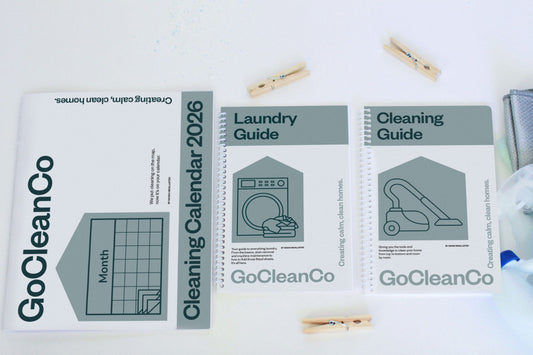 Cleaning Calendar 2026, Cleaning + Laundry Guide Bundle (Hard Copy)
