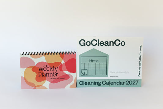 Cleaning Calendar 2027 + Weekly Planner Bundle (Hard Copy)