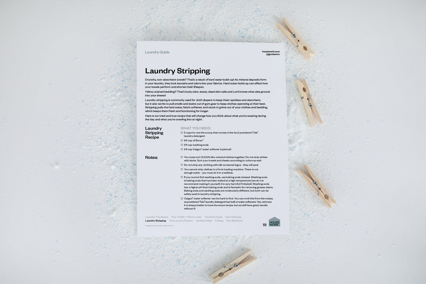 Cleaning Calendar 2024 + Laundry Guide Bundle
