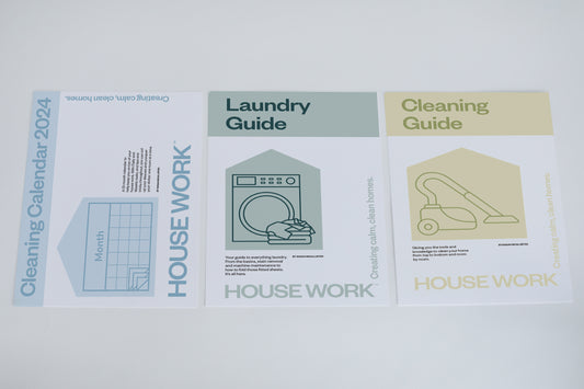 Cleaning Calendar 2024 + Cleaning + Laundry Guide Bundle